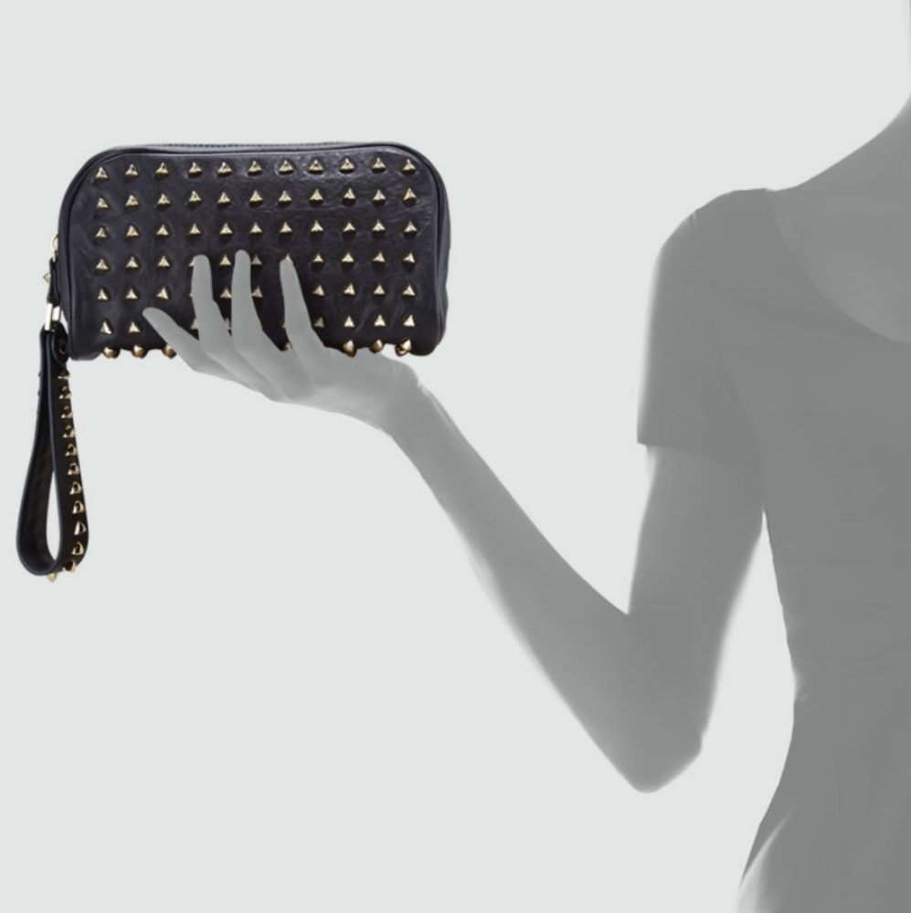 Tory Burch pyramid studded cluth